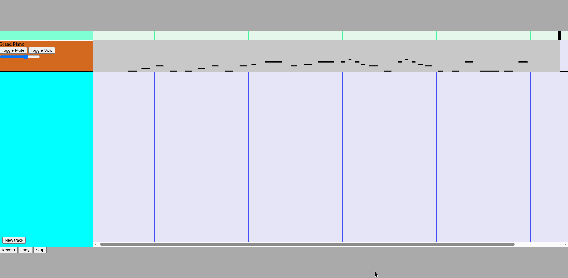 Screenshot of FreeJam in a web browser